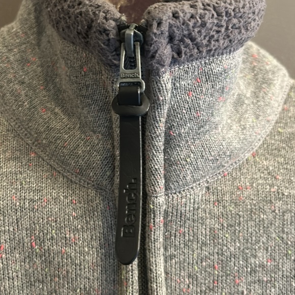 Bench Gallowsclough Fleece Grey Jacket Size S - Picture 12 of 12